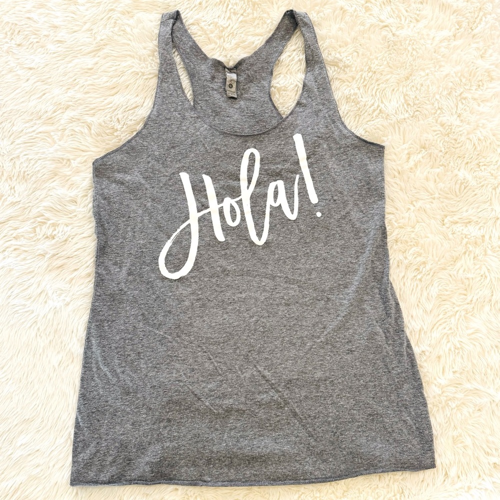 5 for $25 ⭐️ Hola! Racerback Tank